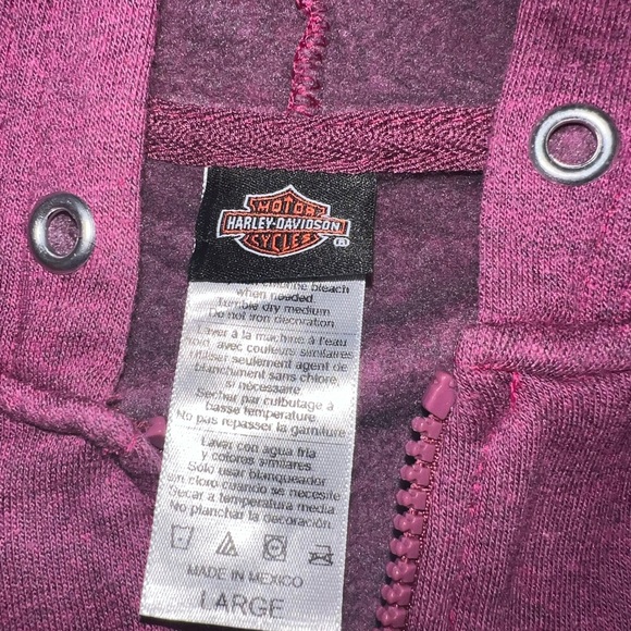 Harley-Davidson/Biker Apparel women’s lot of (4) tops size L/XL - Picture 13 of 15